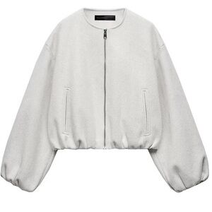 Balloon sleeve jacket